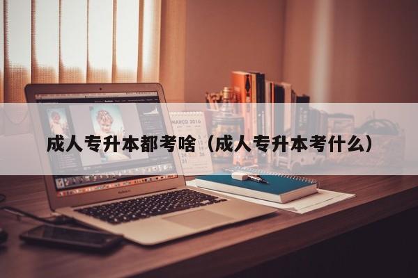 成人专升本都考啥（成人专升本考什么）
